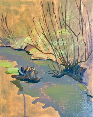 Scarper of the sun before spring
